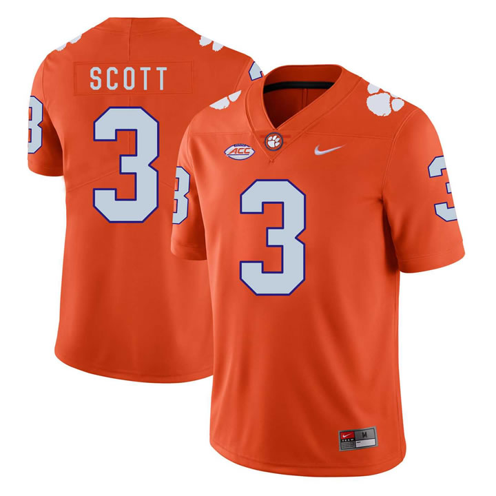 Clemson Tigers 3 Artavis Scott Orange Nike College Football Jersey Dzhi,We sell and wholesale Clemson Tigers 3 Artavis Scott Orange Nike College Football Jersey Dzhi on line form chian!